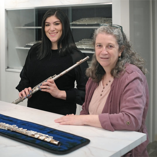 The Flute Gallery Team, Bianca and Katie
