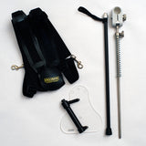 ERGObrass Trombone Support Full Set - Chair and Harness - Gray