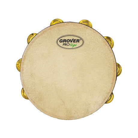 Grover Protégé Tambourine – Brass Front