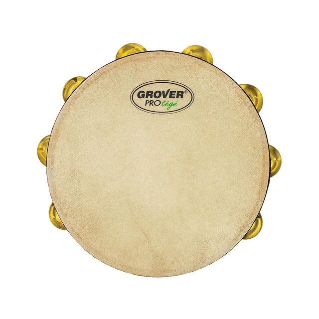 Grover Protégé Tambourine – Brass Front