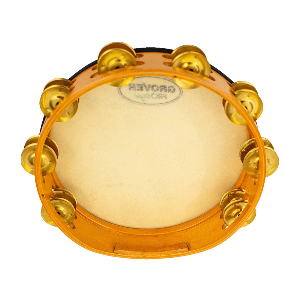Grover Protégé Tambourine – Brass Back
