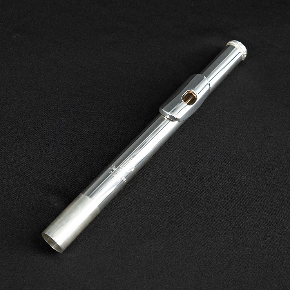 Demo Burkart M2 Headjoint in 998 Silver with 14K Riser (In-Stock)