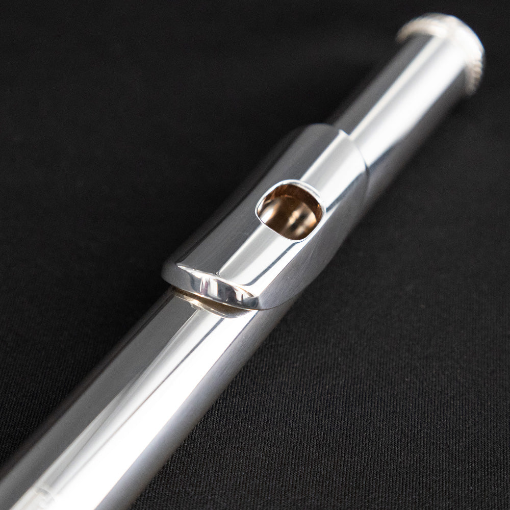 Demo Burkart M2 Headjoint in 998 Silver with 14K Riser (In-Stock)