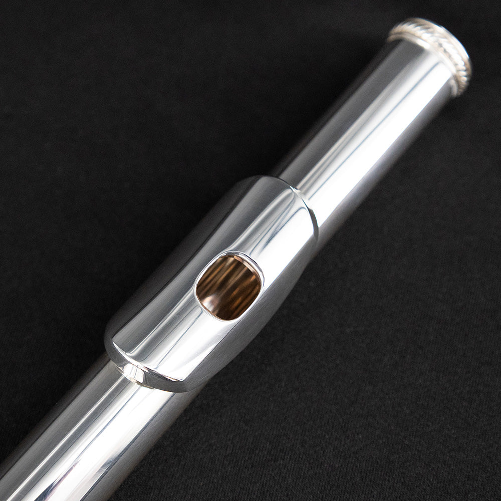 Demo Burkart M2 Headjoint in 998 Silver with 14K Riser (In-Stock)