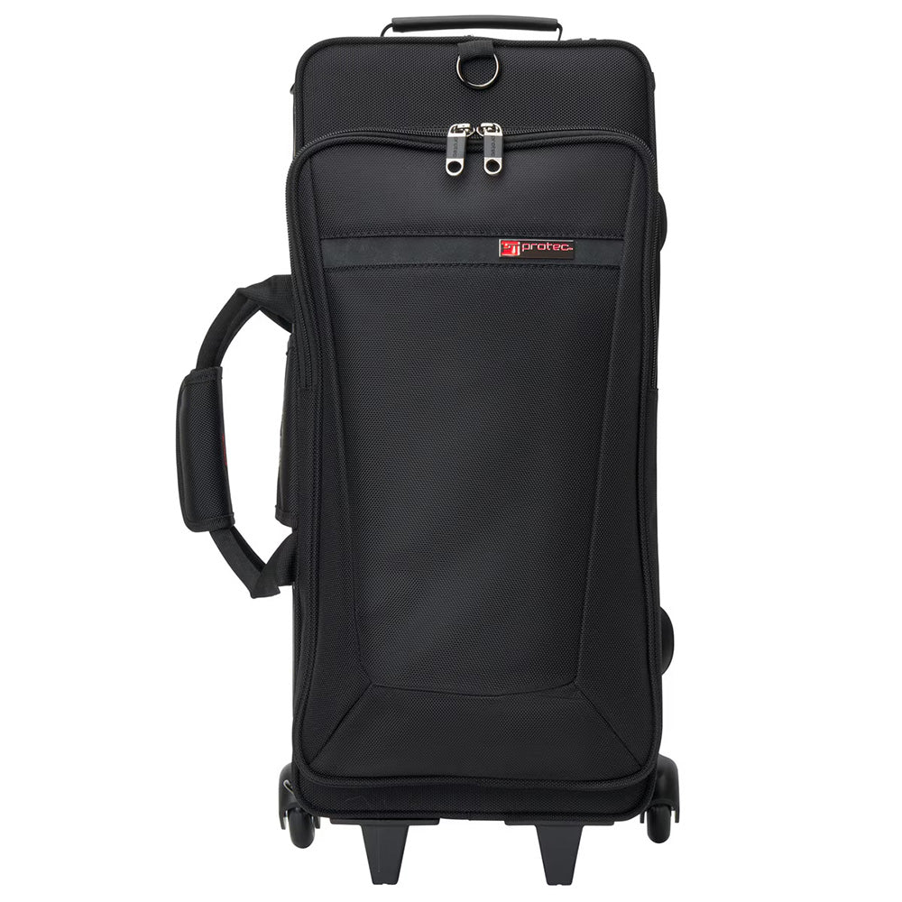 Protec IPAC Double Horn Case with Wheels
