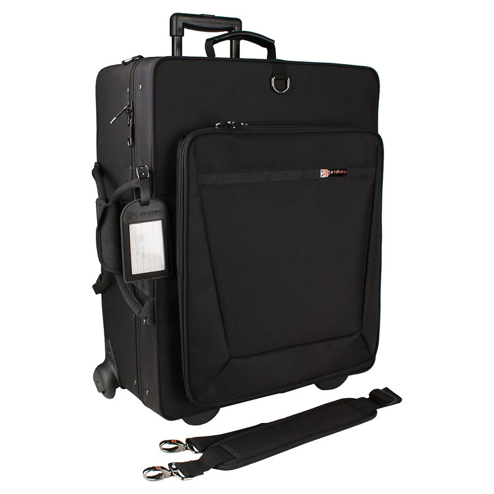 Protec Quad Horn IPAC Case with Wheels | Schmitt Music