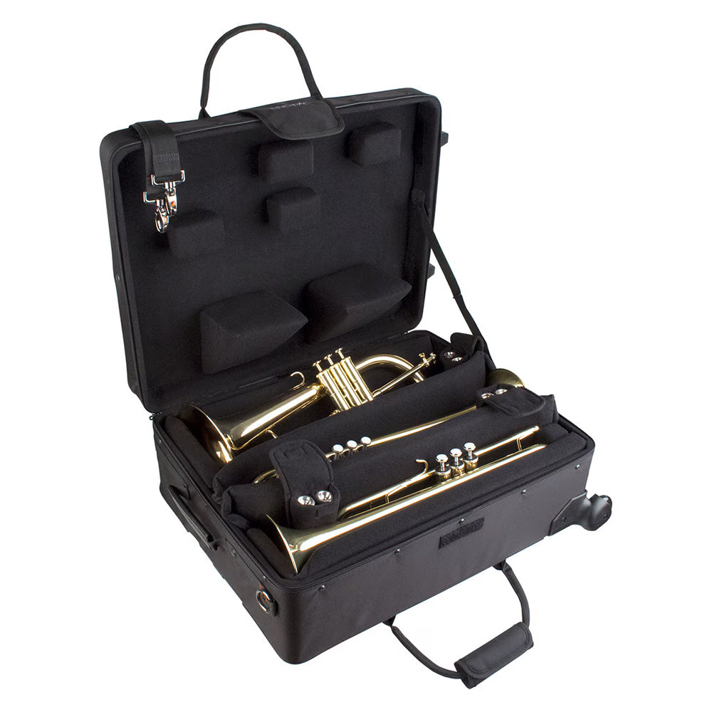 Protec Quad Horn IPAC Case with Wheels | Schmitt Music