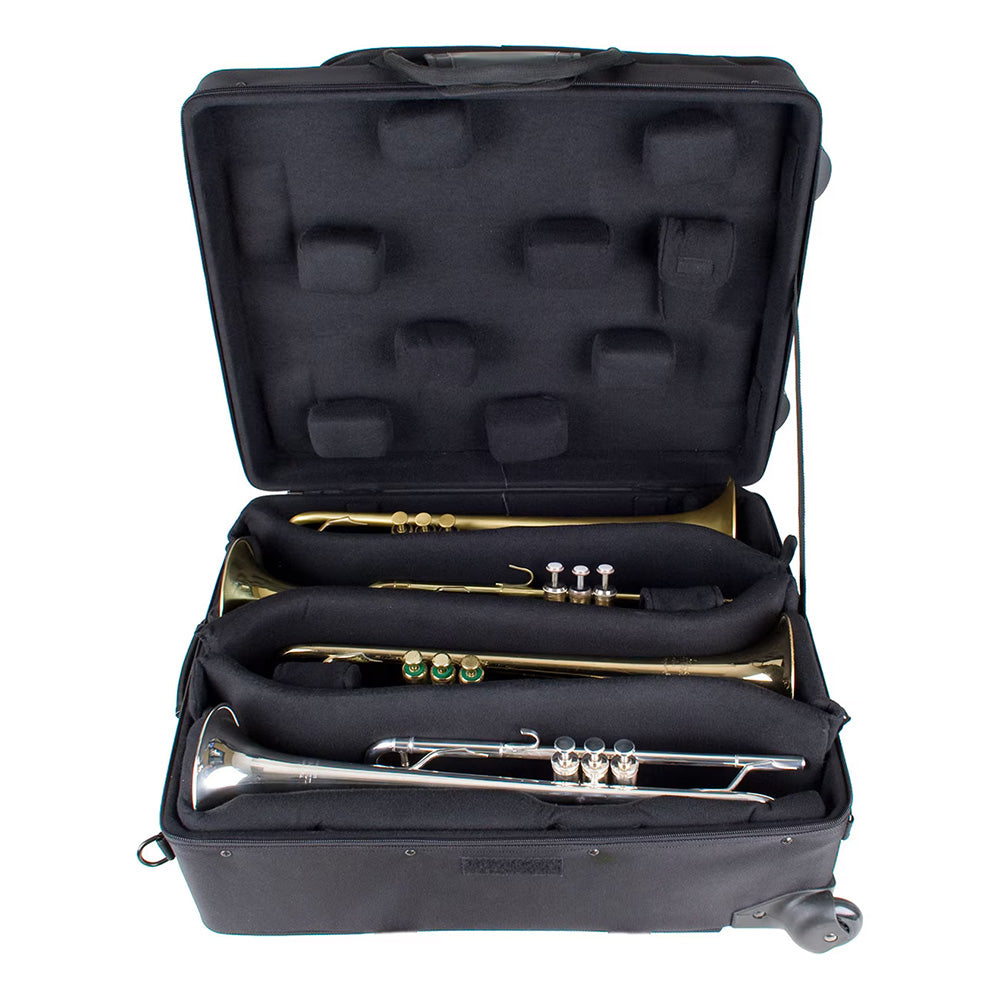 Protec Quad Horn IPAC Case with Wheels | Schmitt Music