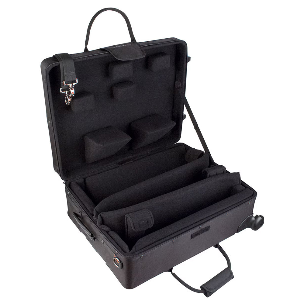 Protec Quad Horn IPAC Case with Wheels