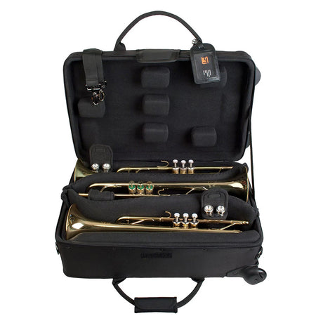 Protec IPAC Triple Horn Case with Wheels