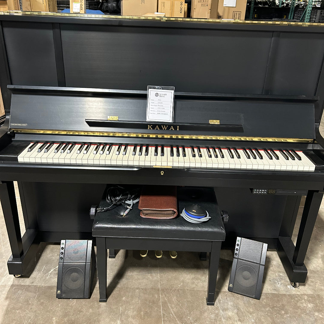 Pre-Owned Kawai K-50 50" Ebony Satin Upright Piano