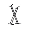 On-Stage Double-X Keyboard Stand with Bolted Construction