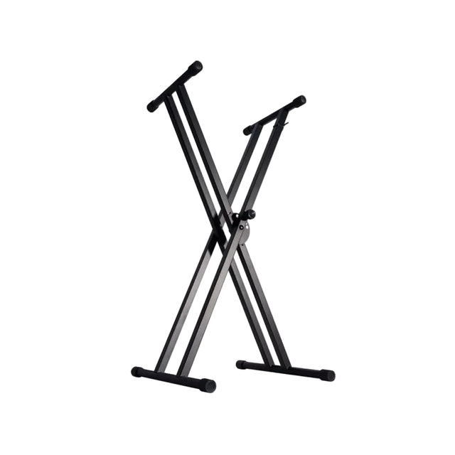 On-Stage Double-X Keyboard Stand with Bolted Construction