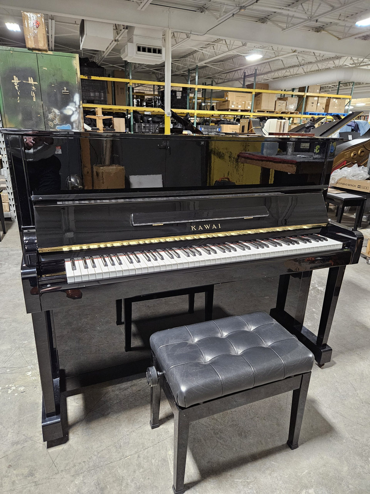 Used Kawai K-30E 48″ Ebony Polish Upright