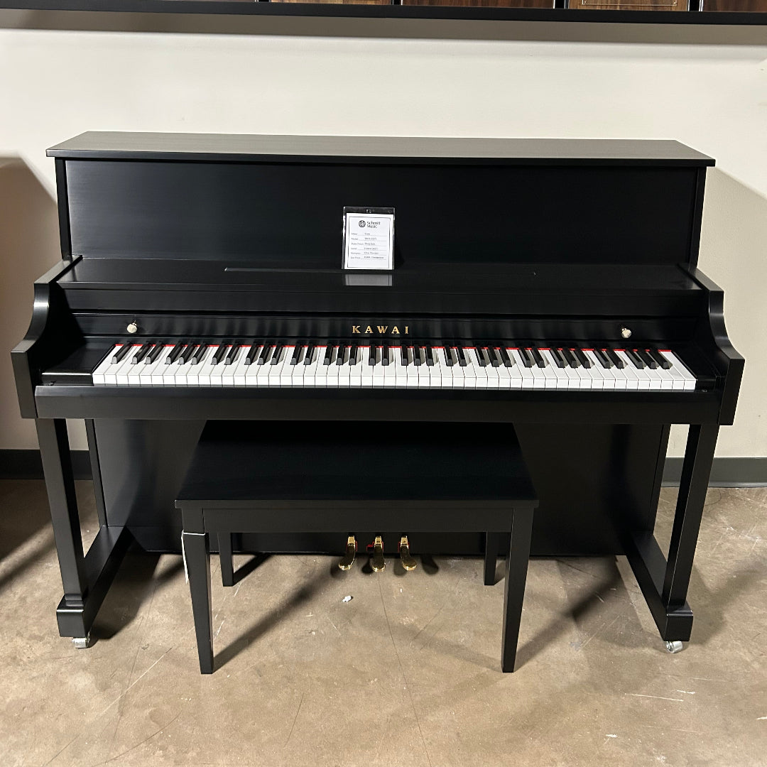 Pre-Owned Kawai 506-N 44.5" Ebony Satin Upright Piano