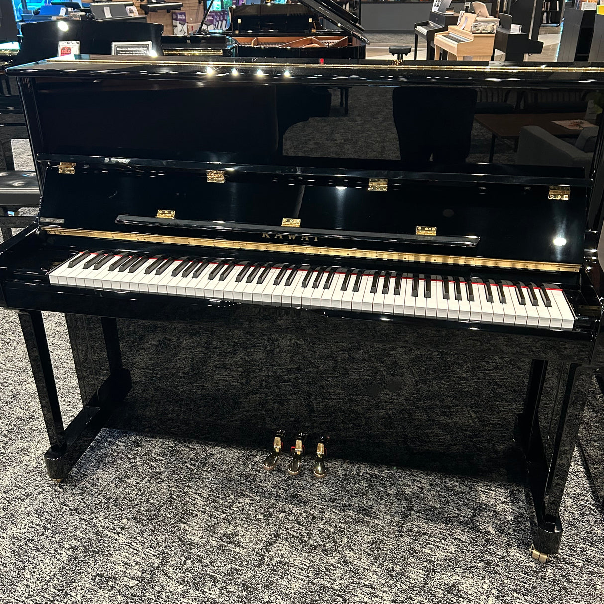 Pre-Owned Kawai K3 48" Ebony Polish Upright Piano
