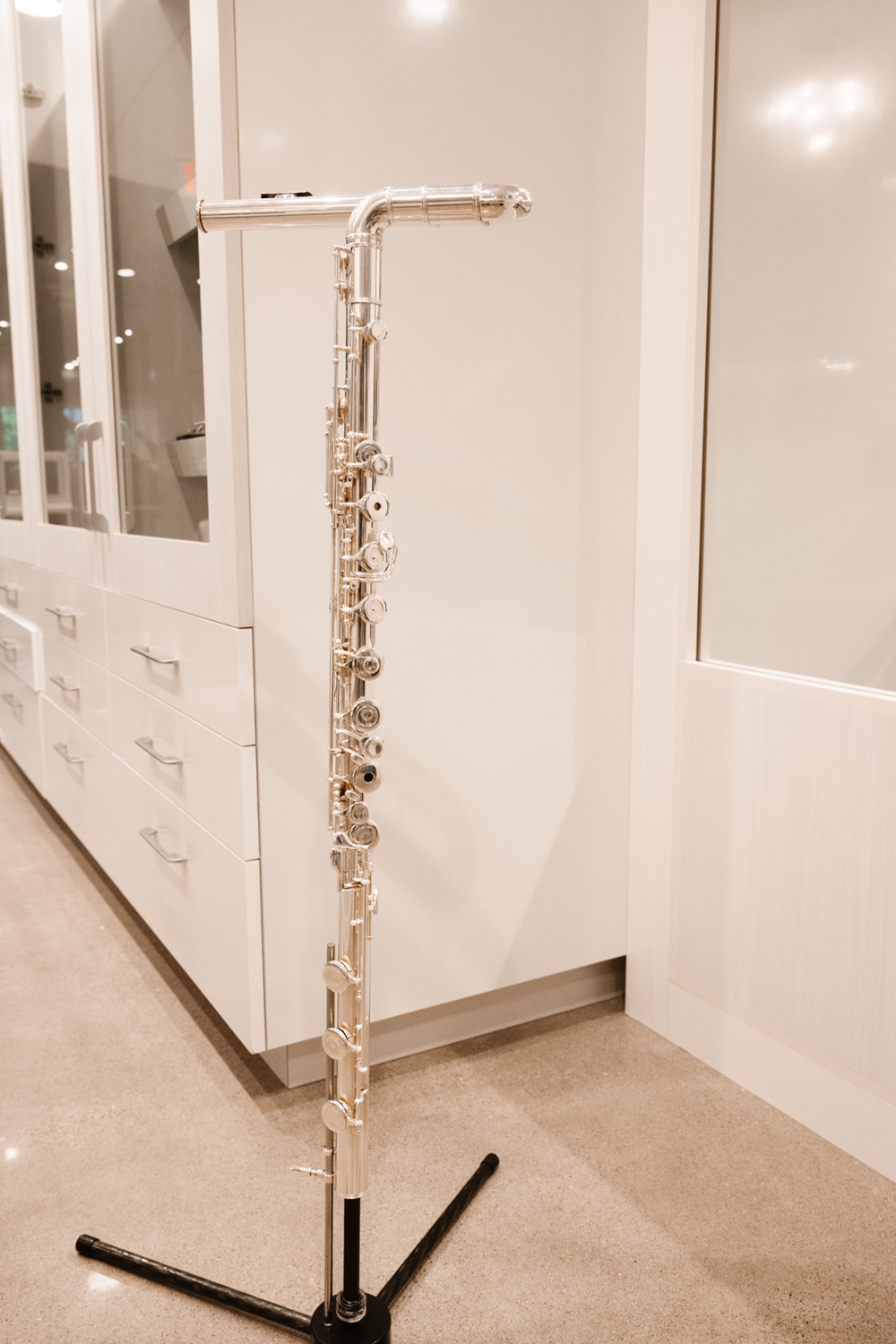 Pre-Owned Kingma Upright Bass Flute 7