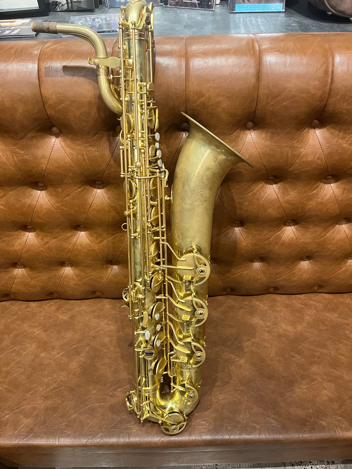Pre-Owned Lake City Unlacquered BS415 Baritone Saxophone