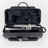 LOTUS Silver Plated Lead/Solo Bb Trumpet Case Inside