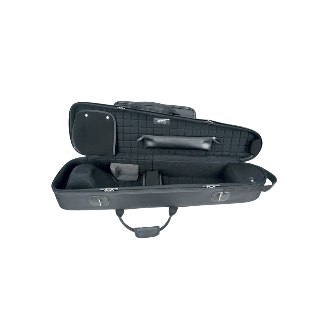 Marcus Bonna Tenor Trombone Case - Detachable Bell - Sitting open 