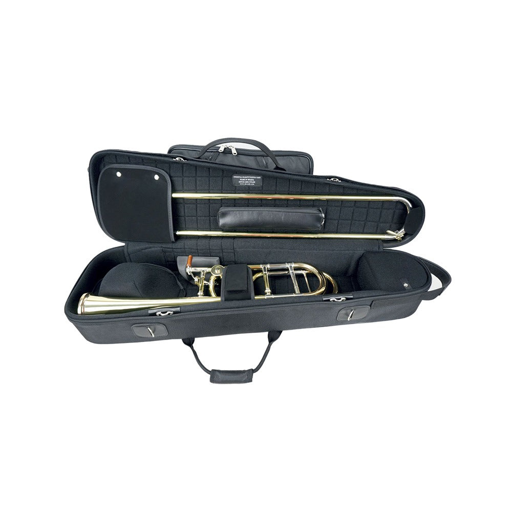 Marcus Bonna Tenor Trombone Case - Detachable Bell - With a trombone fitted inside 