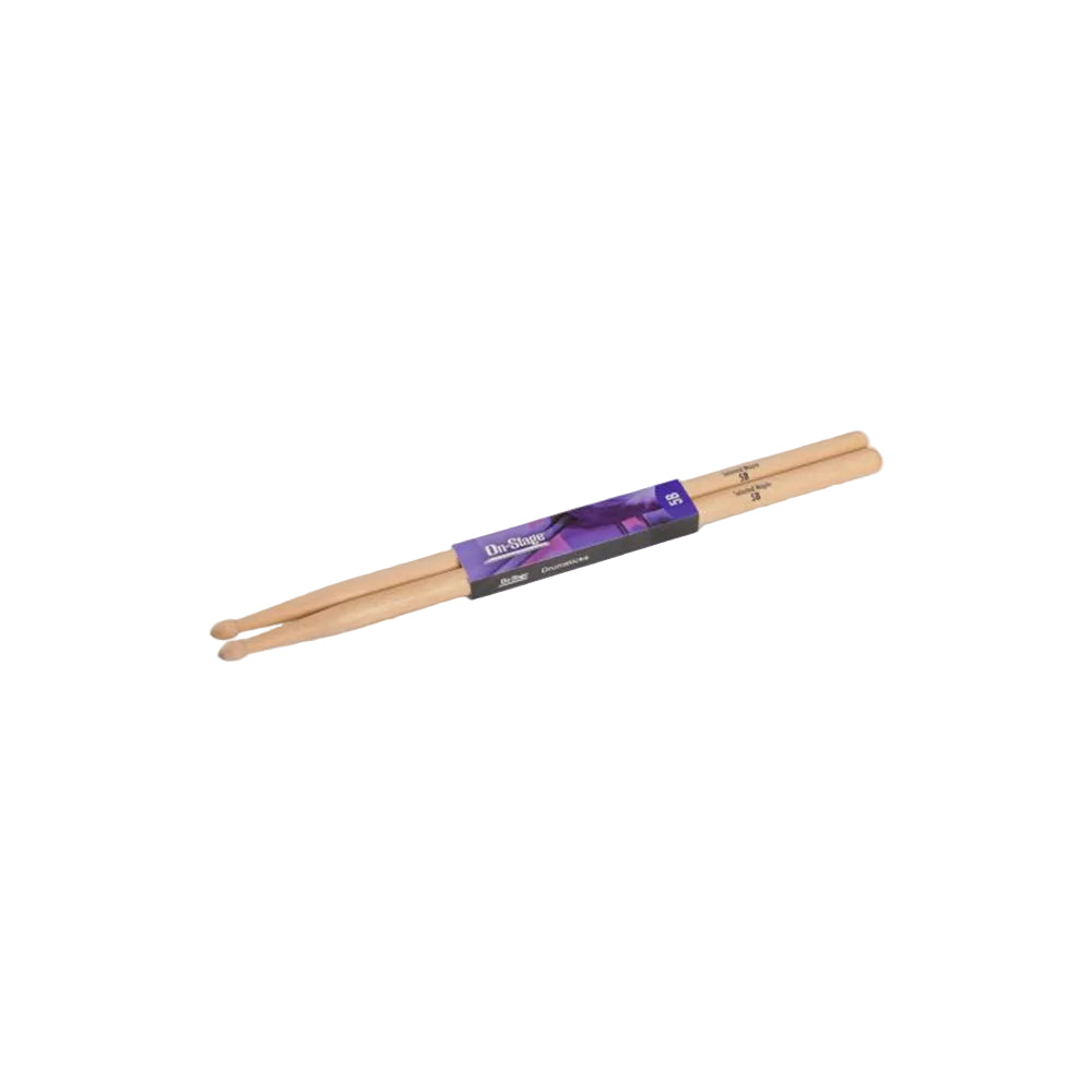 On-Stage Maple 5B Drumsticks - 1 Pair