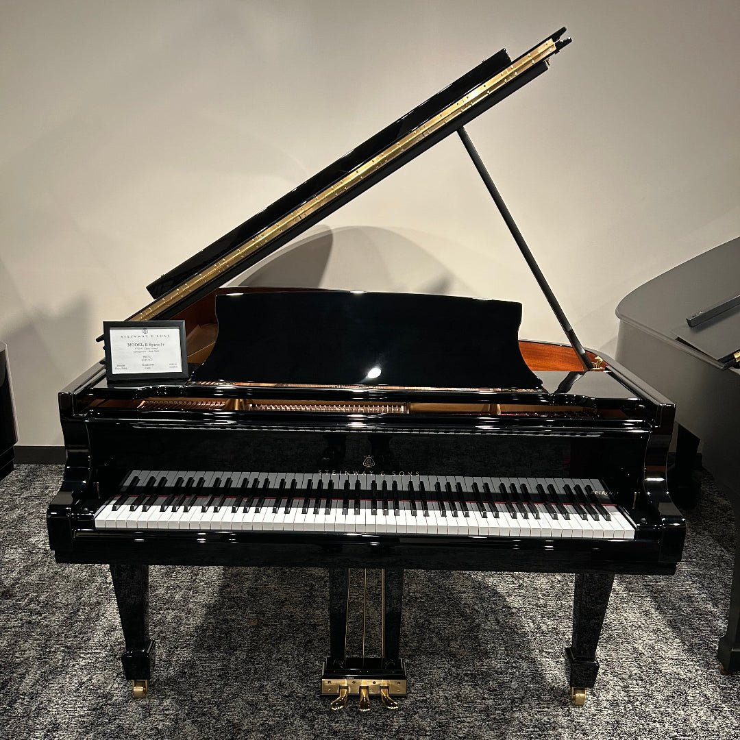 Pre-Owned Steinway & Sons Model B Spirio R 6'10 3/4" Ebony Polish Grand Piano