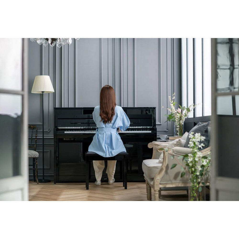 Kawai NOVUS NV6 Hybrid Digital Piano Practicing