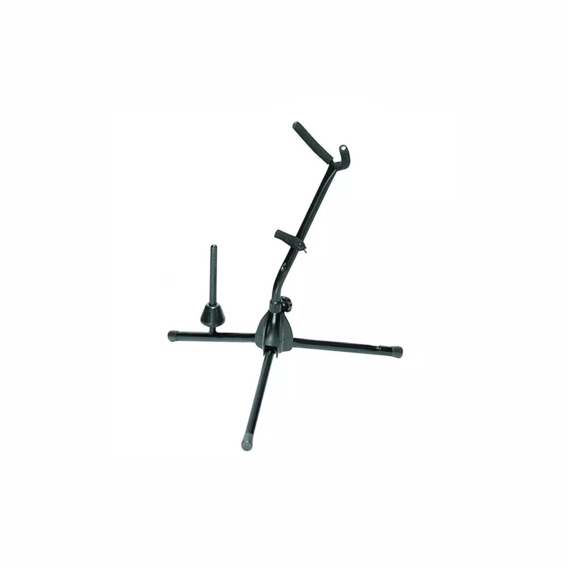 On-Stage SXS7101B Alto/Tenor Saxophone Stand with Flute Peg
