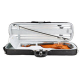 Paul A Schmitt Violin & Viola Case - open with a violin and bow inside
