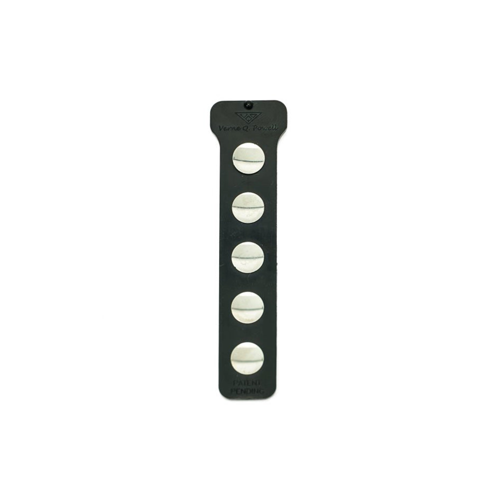 Powell Plug-O Flute Plugs in their packaging unit