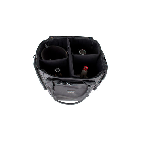 Protec M406 4-Pack Tenor Trombone Mute Bag - sitting open with mutes inside