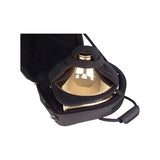 The Protec Pro Pac IP316SB IPAC Series Crew Bell french horn case sitting open with a french horn and its screw bell stored inside the case.