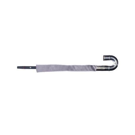 Roi Alto Flute Master Cleaner - partially inserted in to a curved headjoint