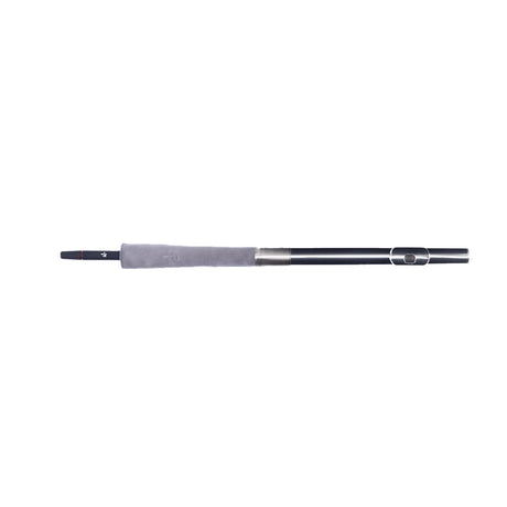 Roi Alto Flute Master Cleaner - partially inserted in to a headjoint