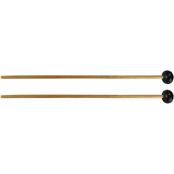Pair of Salyers Etude Series E70 hard rubber mallets with birth handles