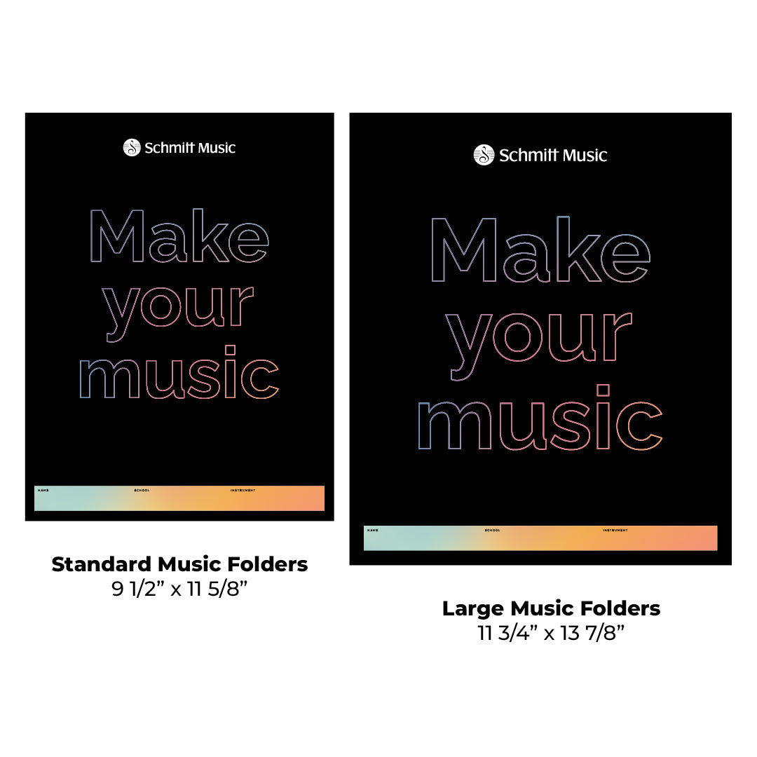 Schmitt Music Folders