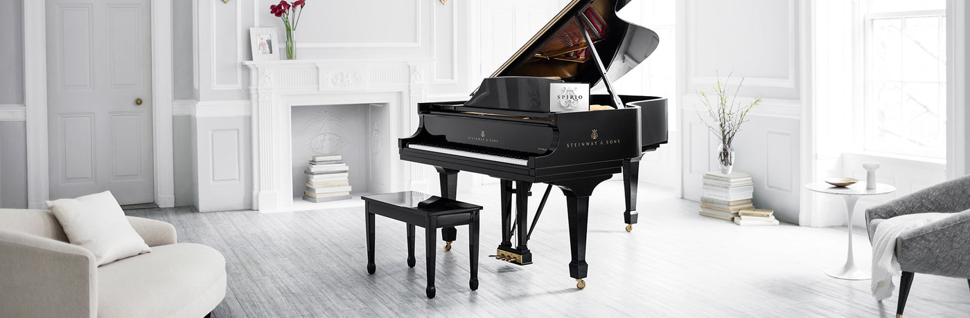 Steinway & Sons Spirio Grand Piano with iPad