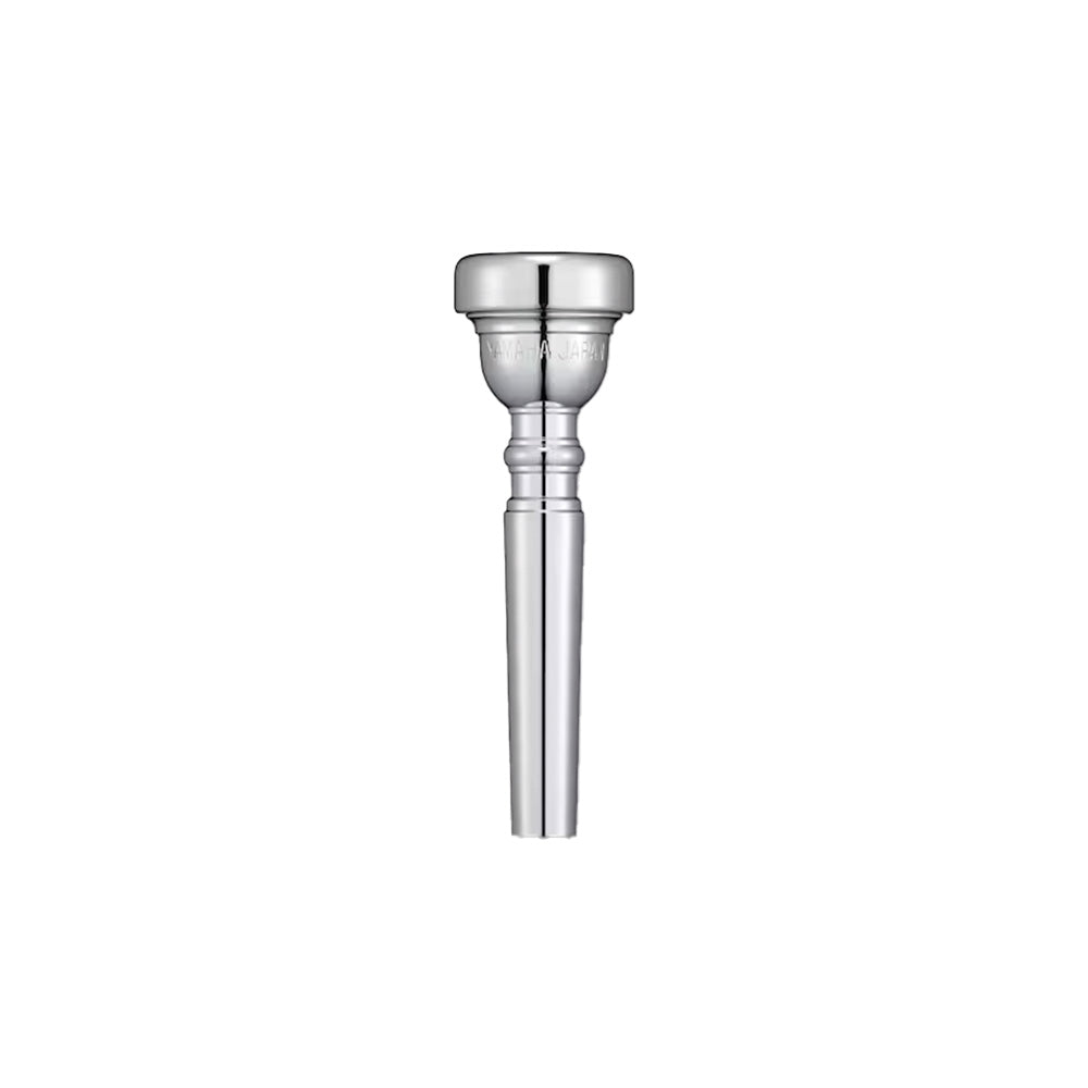 The silver-plated Yamaha Bobby Shew Jazz Signature Series trumpet mouthpiece