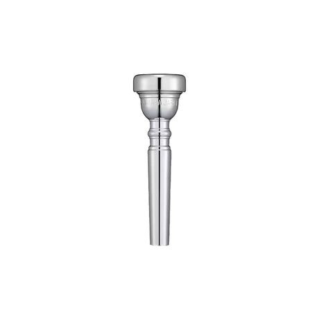 The silver-plated Yamaha Bobby Shew Jazz Signature Series trumpet mouthpiece
