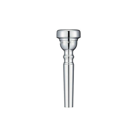 The silver-plated Yamaha Eric Aubier Signature Series trumpet mouthpiece