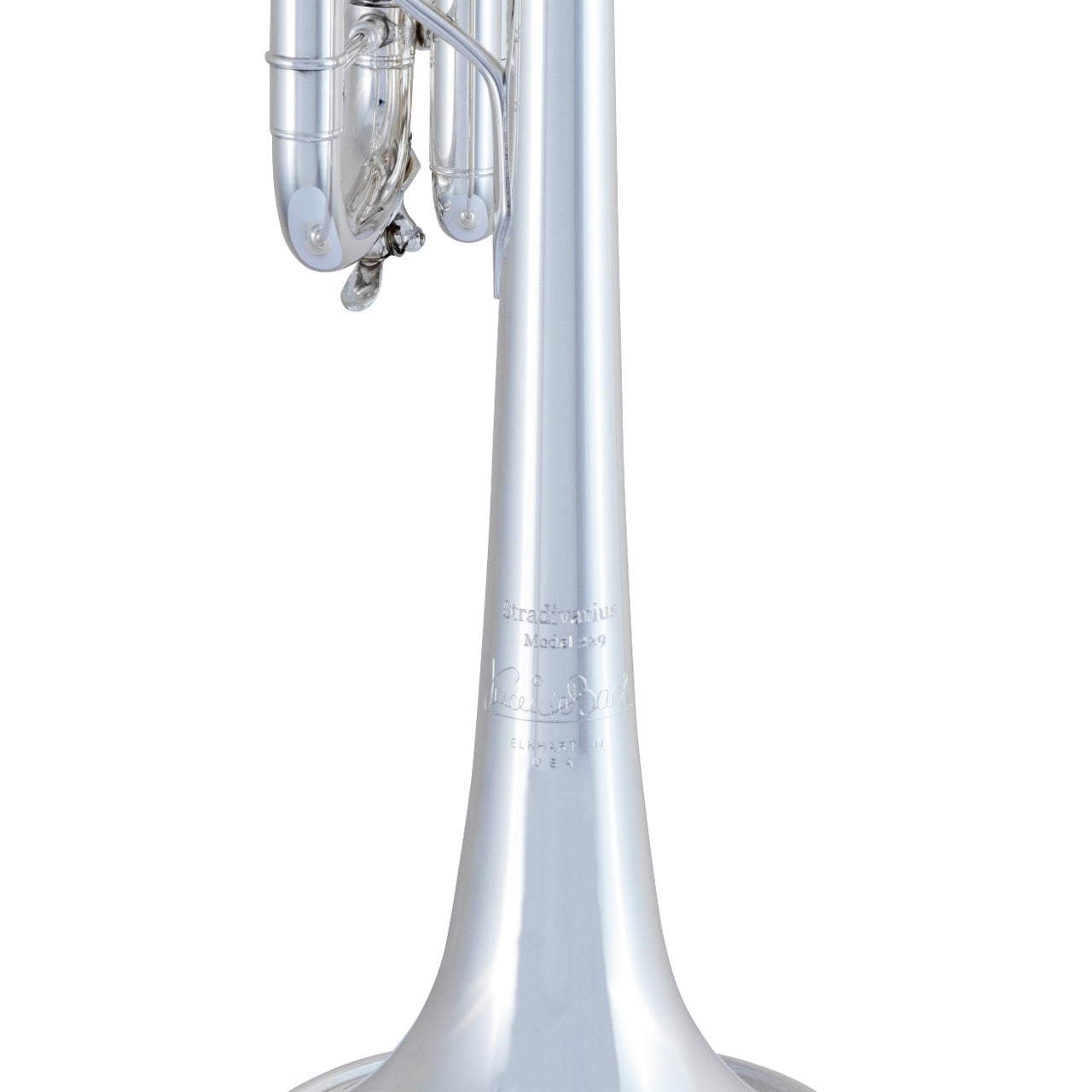 Genuine Bach Stradivarius C/D Trumpet Bell 229G, Silver