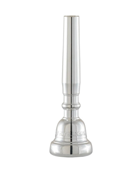 A silver-plated Bach Artisan Series trumpet mouthpiece