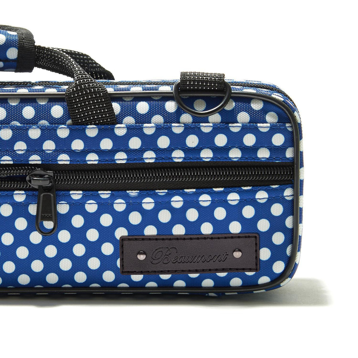 Box Flute Instrument Beaumont Flute Box Case - Blue Polka Dot | Shop Flute Accessories ...