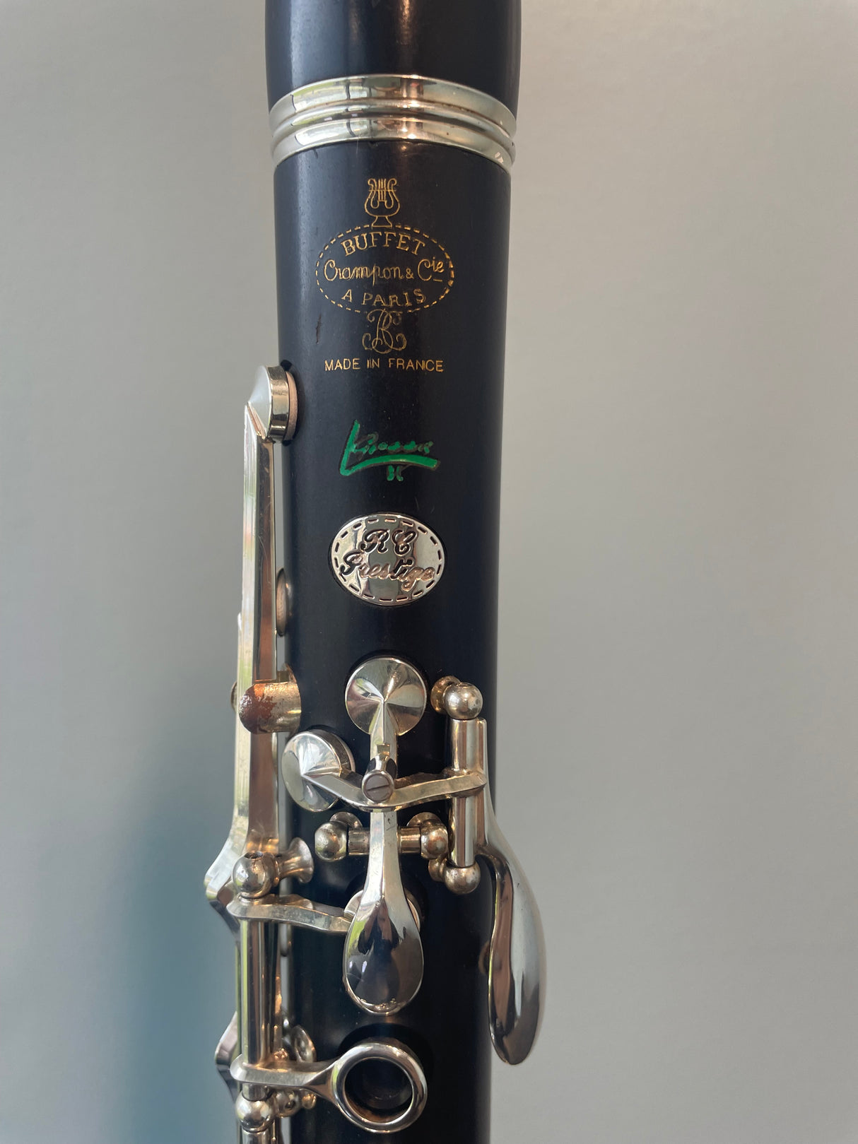 Consignment Bb Buffet Crampon RC Prestige Greenline Clarinet