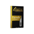 A Legere French Cut tenor saxophone reed in its packaging