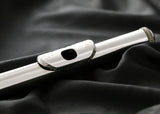 Muramatsu Plantinum Clase Flute - lip plate with patterned engraving