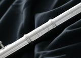 Muramatsu Plantinum Clase Flute - close up of brand engraving on the tenon