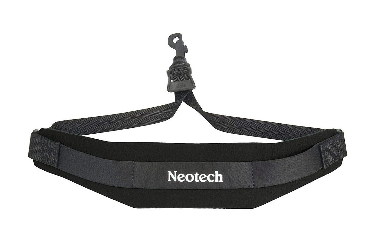 Black Neotech saxophone neck strap with swivel hook