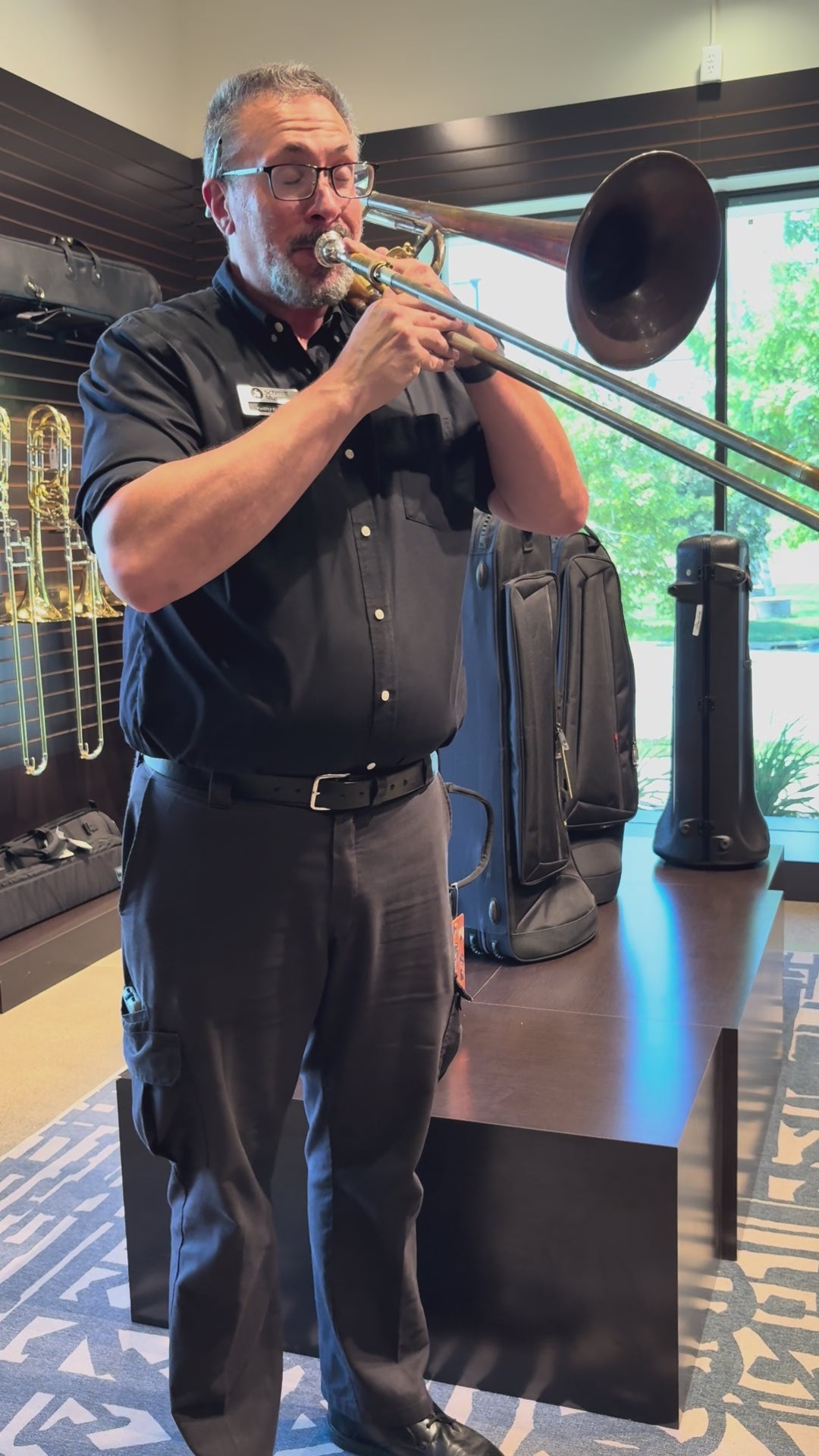 Pre-owned Prototype Kanstul Large Bore Tenor Trombone
